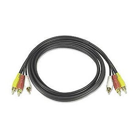 ZIOTEK INC Composite Video Cable with Audio  RCA Plugs  6ft 128 3350